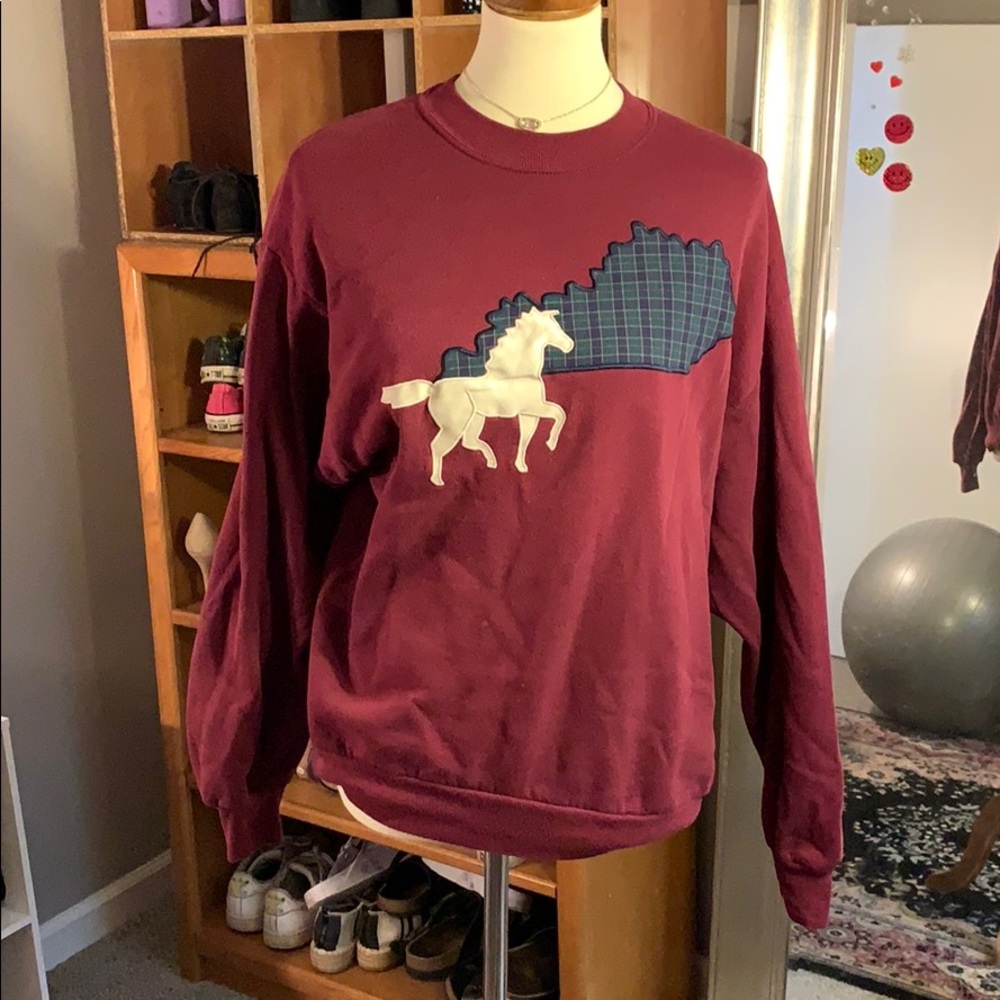Vintage Handmade Kentucky Pullover